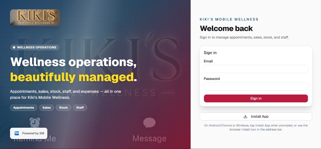 Kiki's Mobile Wellness